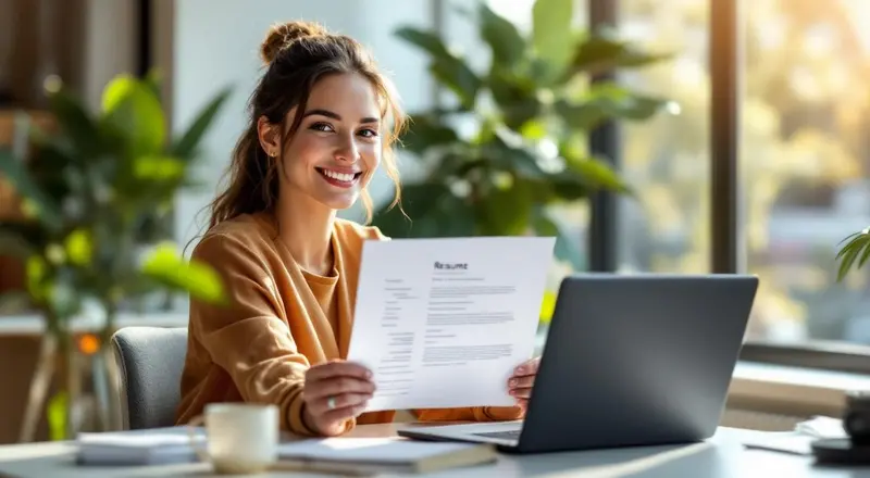 Beispiel-Lebenslauf mit prominent platzierter Weiterbildung