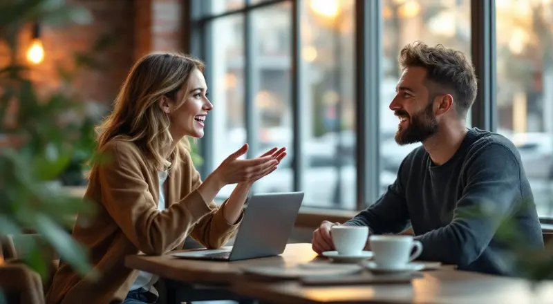 Teilnehmerin am Laptop bei einer Online-Weiterbildung zum Digitalisierungsmanager