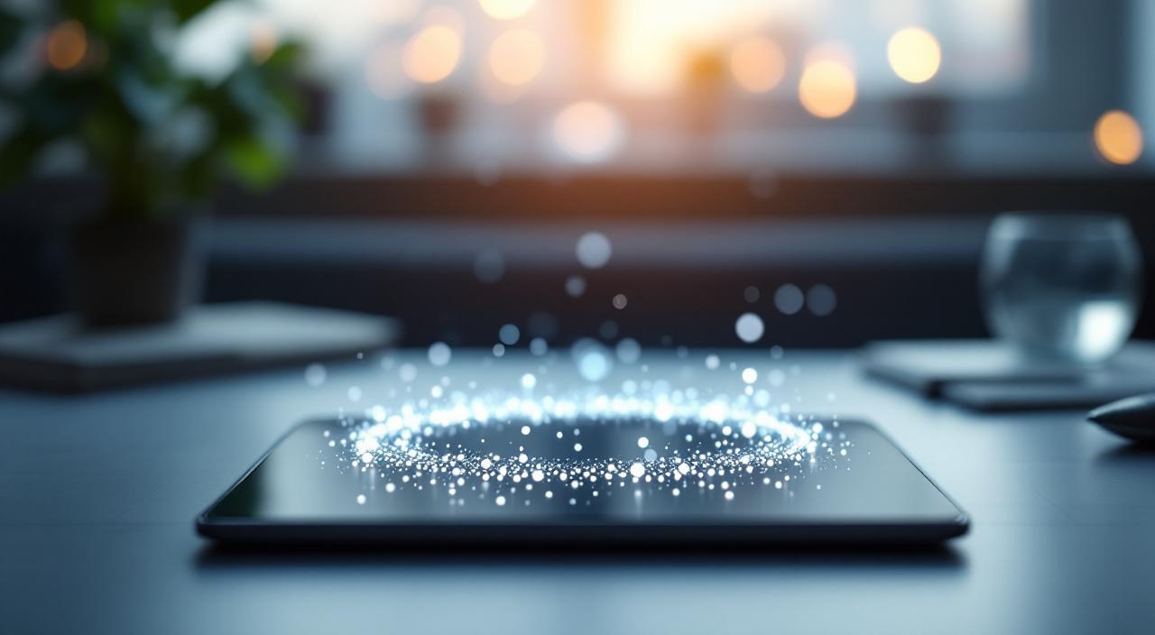 Abstrakte europäische Konturen mit Datenknoten, Souveränitäts-Symbolik