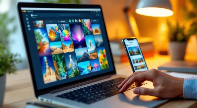 Midjourney Web-App Oberfläche mit Prompt-Eingabefeld und generierten Bildern