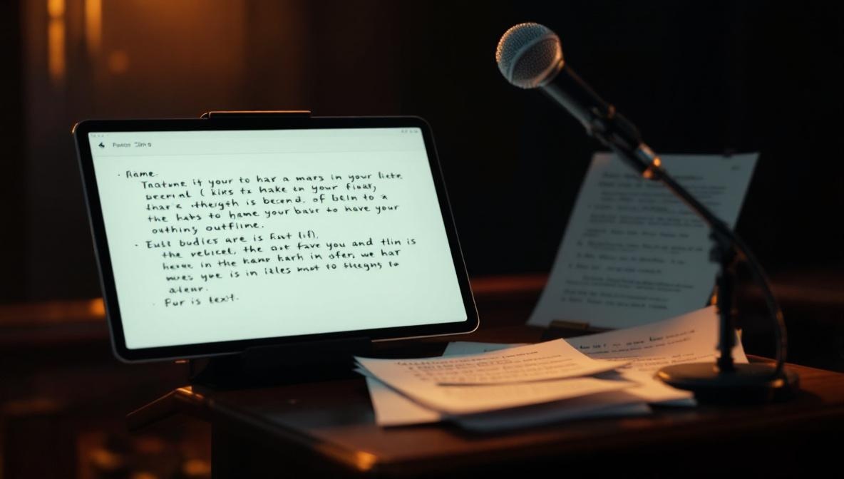 Mit KI Reden vorbereiten: Vom ersten Stichwort zur fertigen Präsentation