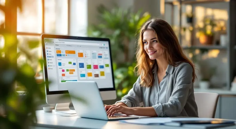 Screenshot des Notion-Blockmenüs mit verschiedenen Blocktypen